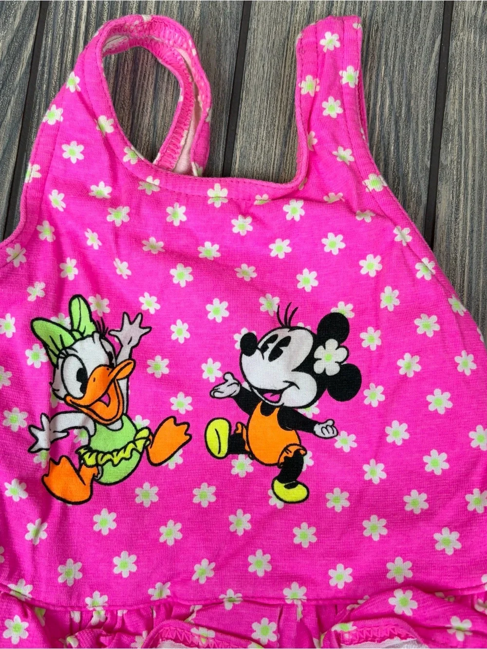 Vintage Y2K Swimsuit Lot Baby 12-18m Minnie Mouse